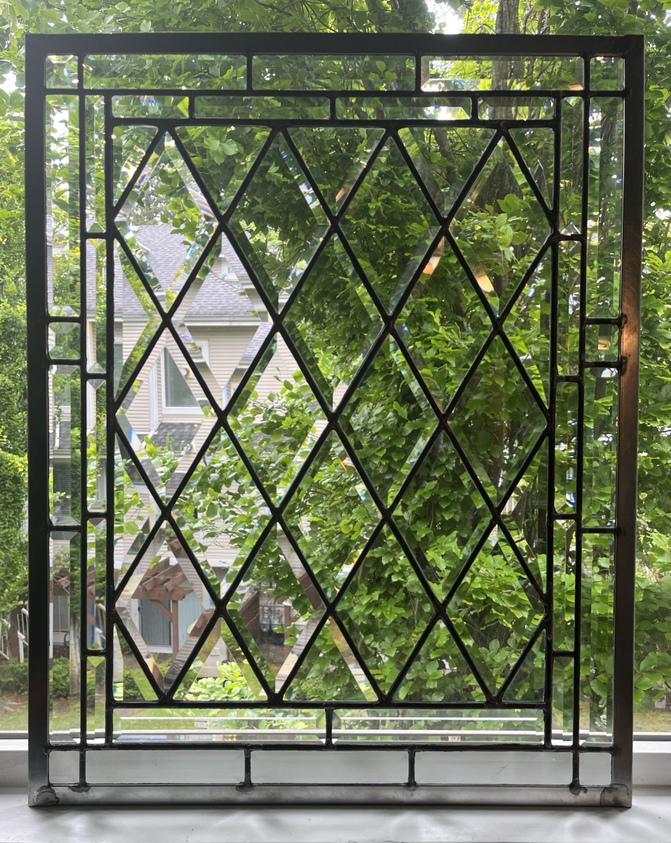 Traditional Bevel Stained Glass Window by Infinity Glassworks